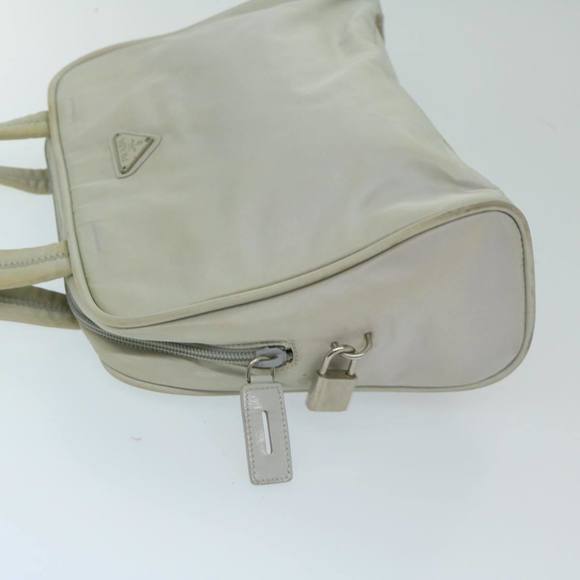 PRADA Hand Bag Nylon Gray Auth 68818 - Picture 4 of 16